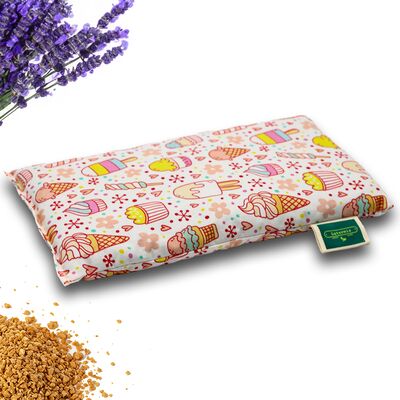 Saco térmico de semillas pequeño, estampado Helados