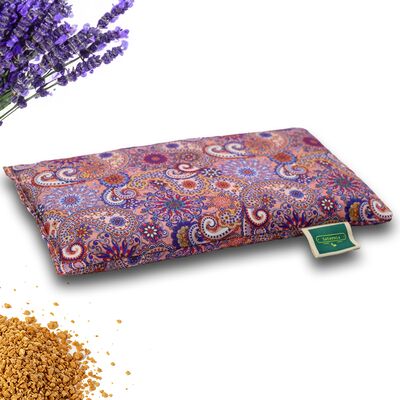 Saco térmico de semillas pequeño, estampado paisley